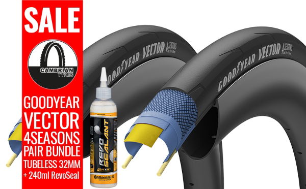 2 x Vector 4Season Tubeless 32-622 with RevoSeal